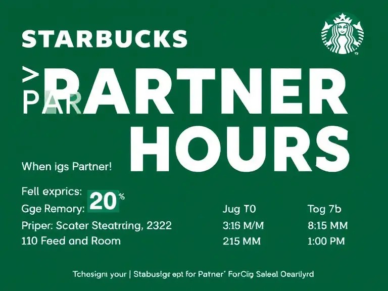 Starbucks Partner Hours: A Complete Guide to Scheduling, Benefits, and Policies