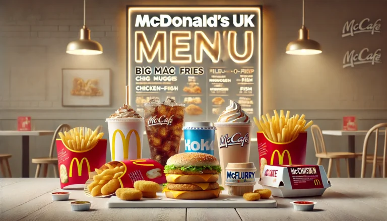 McDonald's UK Menu