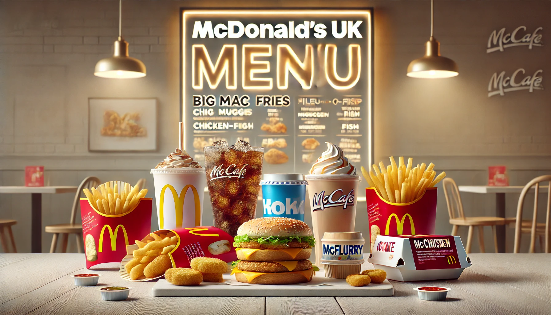 McDonald's UK Menu