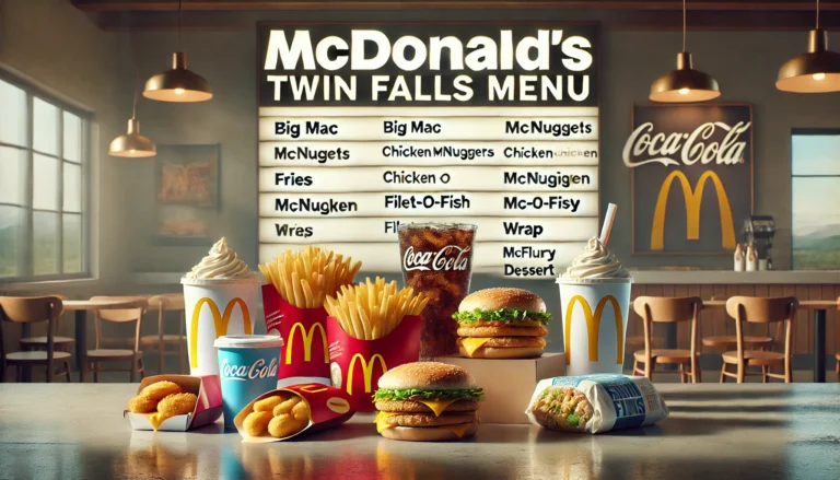 McDonald’s Twin Falls Menu