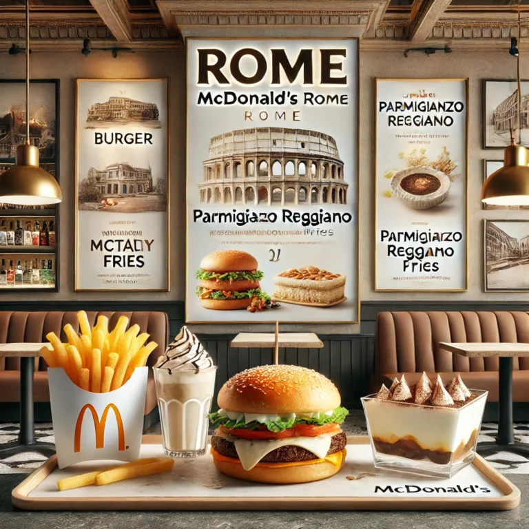 McDonald’s Rome Menu