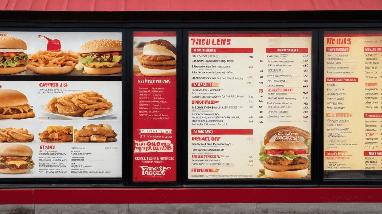 Wendy's Drive-Thru Menu