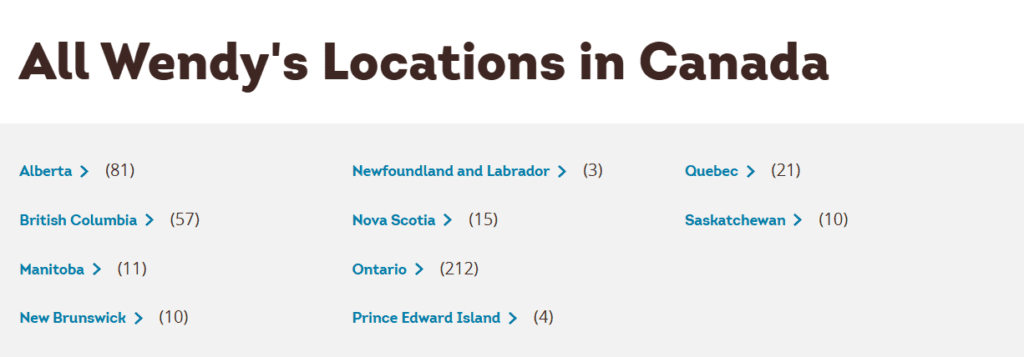 Canadian Locations