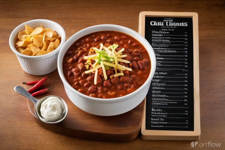 Wendy’s Chili Menu