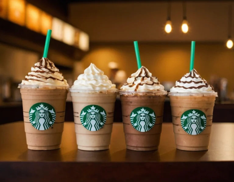 Starbucks Frappuccino Menu