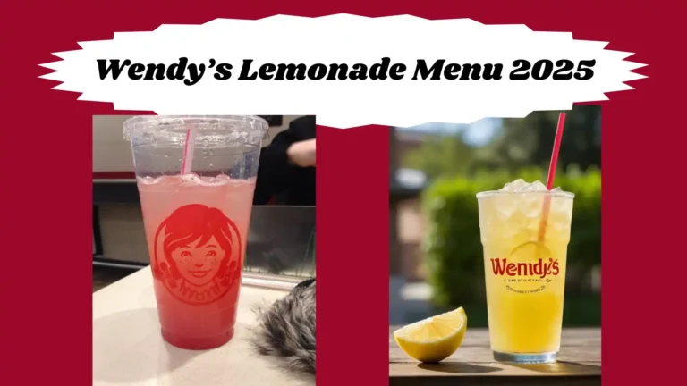 Wendy’s Lemonade Menu