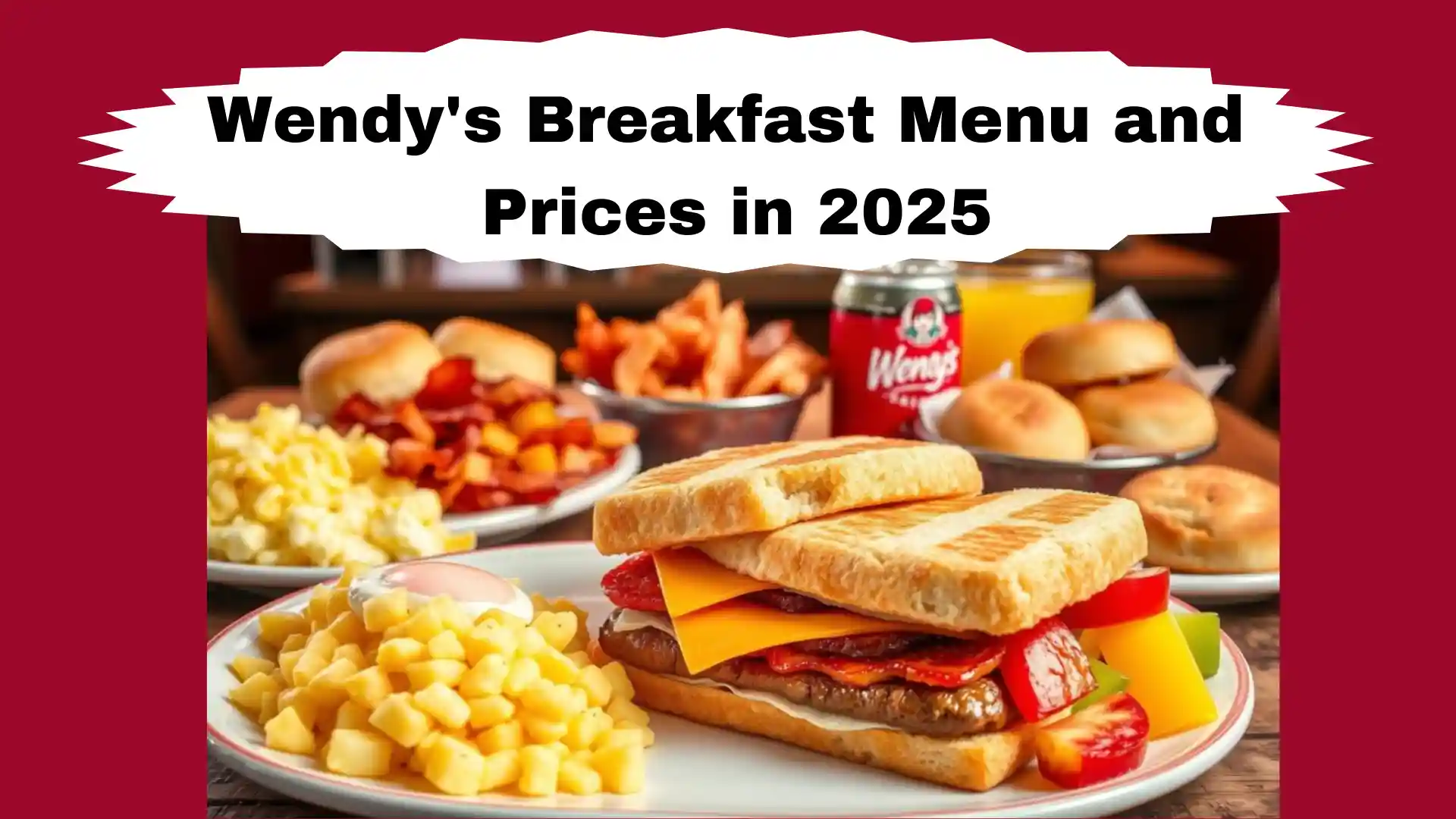 Wendy's Breakfast Menu and Prices in 2025