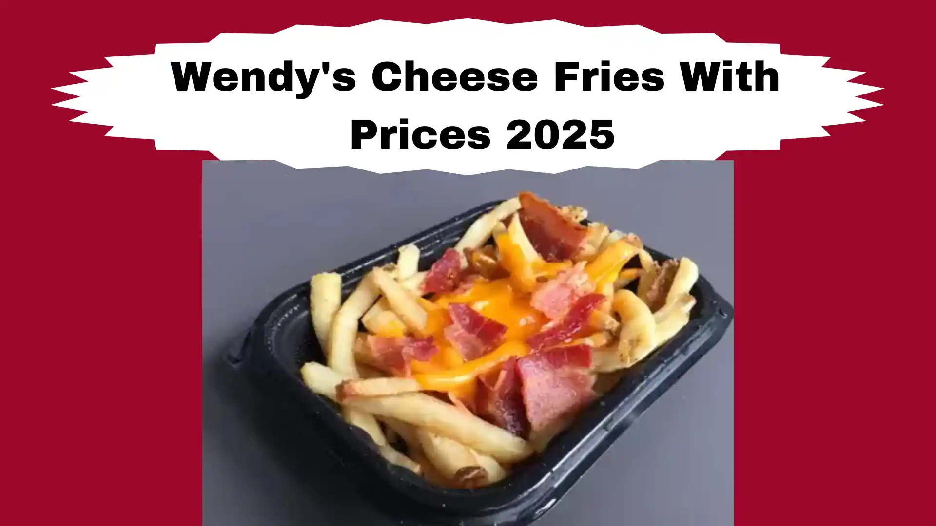 Wendy’s fries Menu