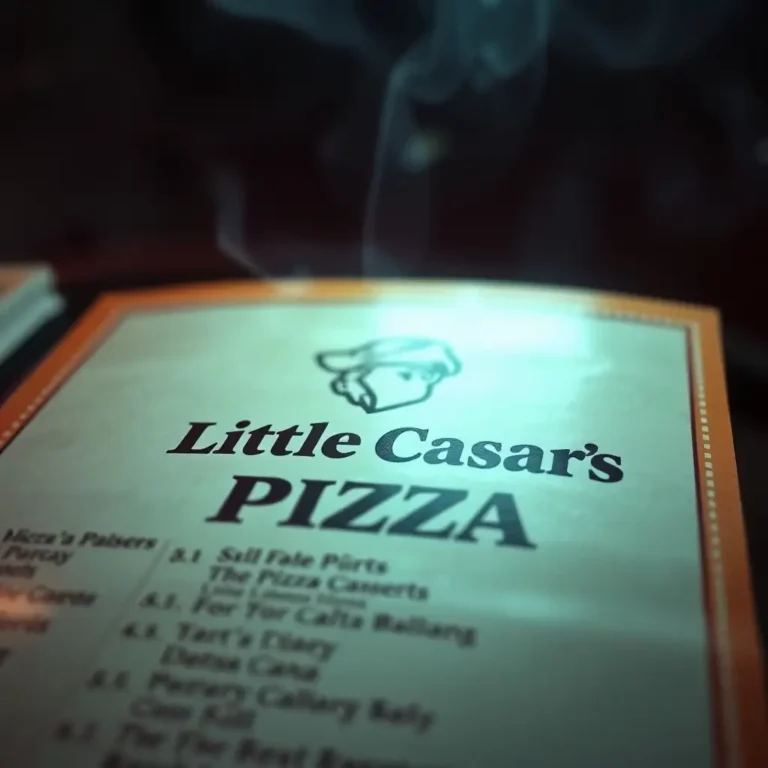 Little Caesars Pizza Menu