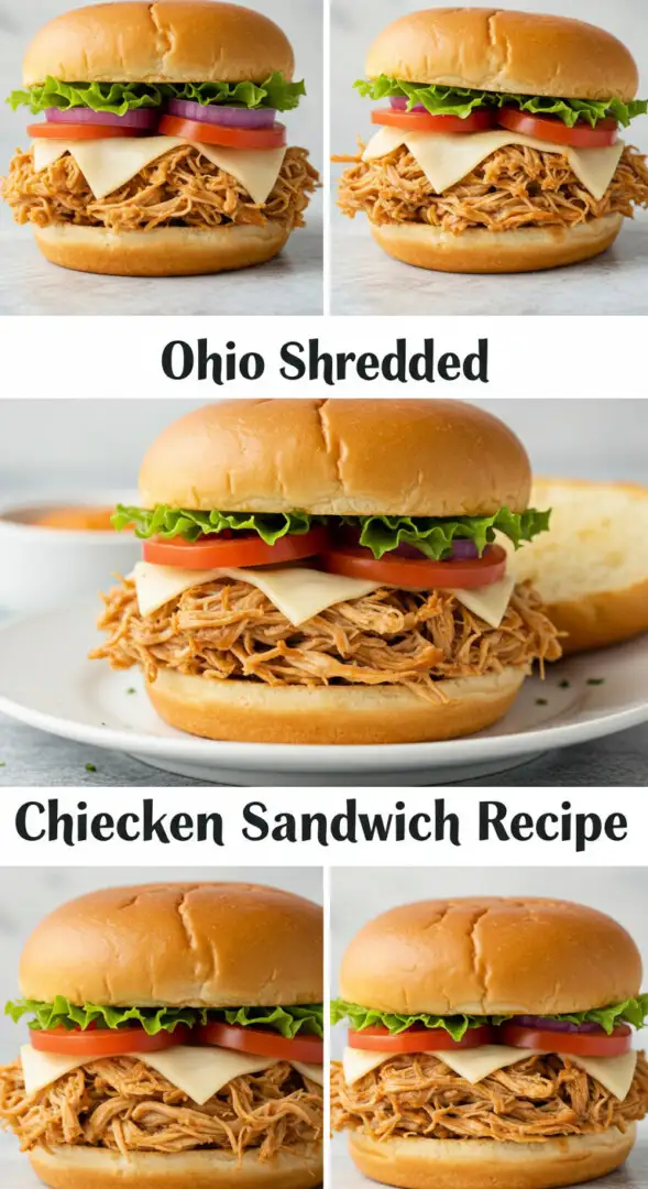 Ohio Shredded Chicken Sandwich Recipe