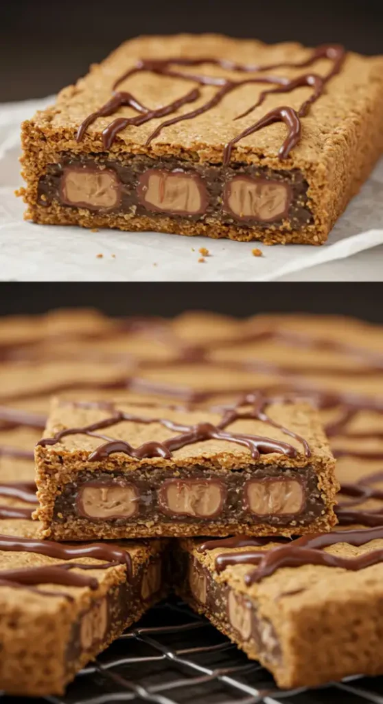 Decadent Twix-Inspired Cookie Bar Recipe