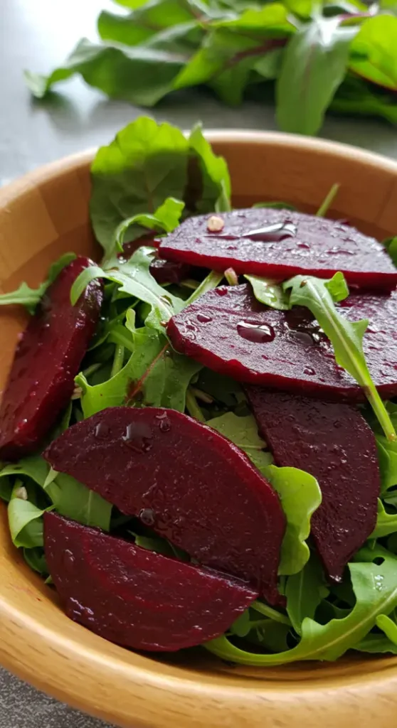 Beet Salad with Arugula and Balsamic Vinaigrette Recipe