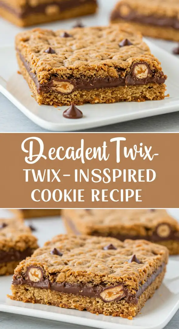Decadent Twix-Inspired Cookie Bar Recipe