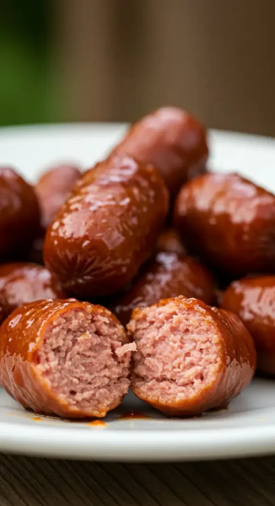 BBQ Sausage Bites (Only 4 Ingredients!)