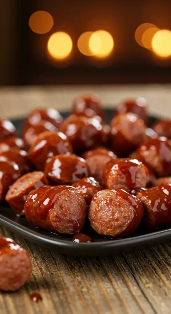 BBQ Sausage Bites (Only 4 Ingredients!)