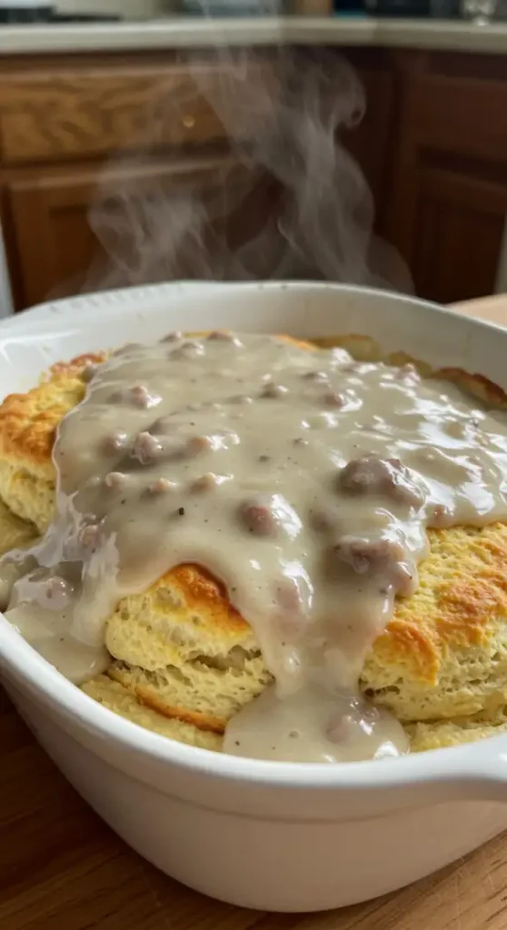 Biscuit and Gravy Bubble Up