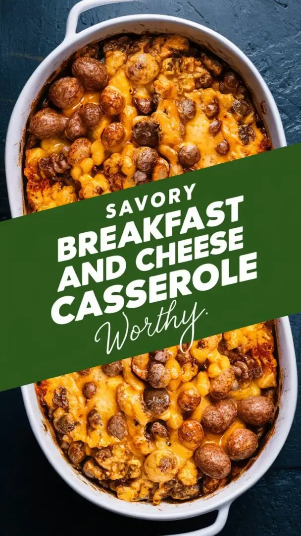 Breakfast Sausage and Cheese Casserole