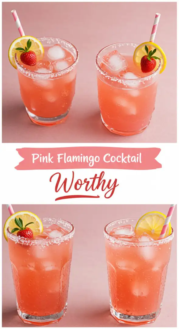 Pink Flamingo Cocktail